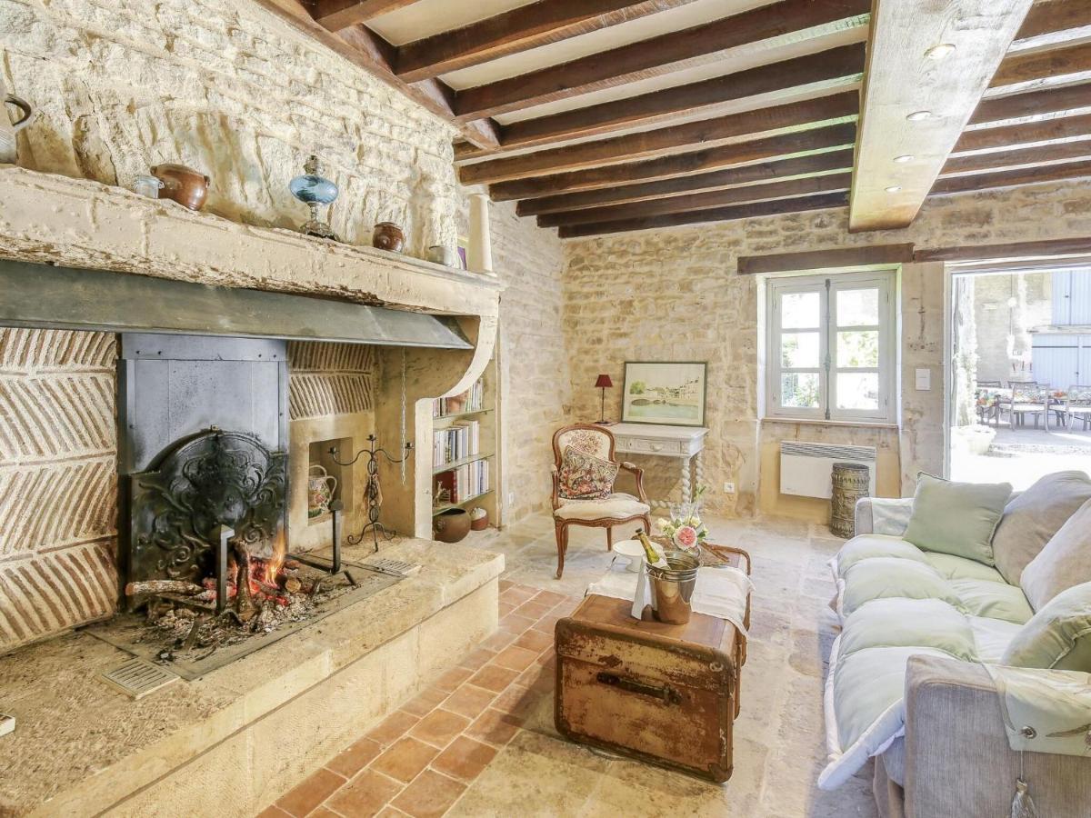 Villa Burgundian Farmhouse In Talon With Fireplace Exterior foto