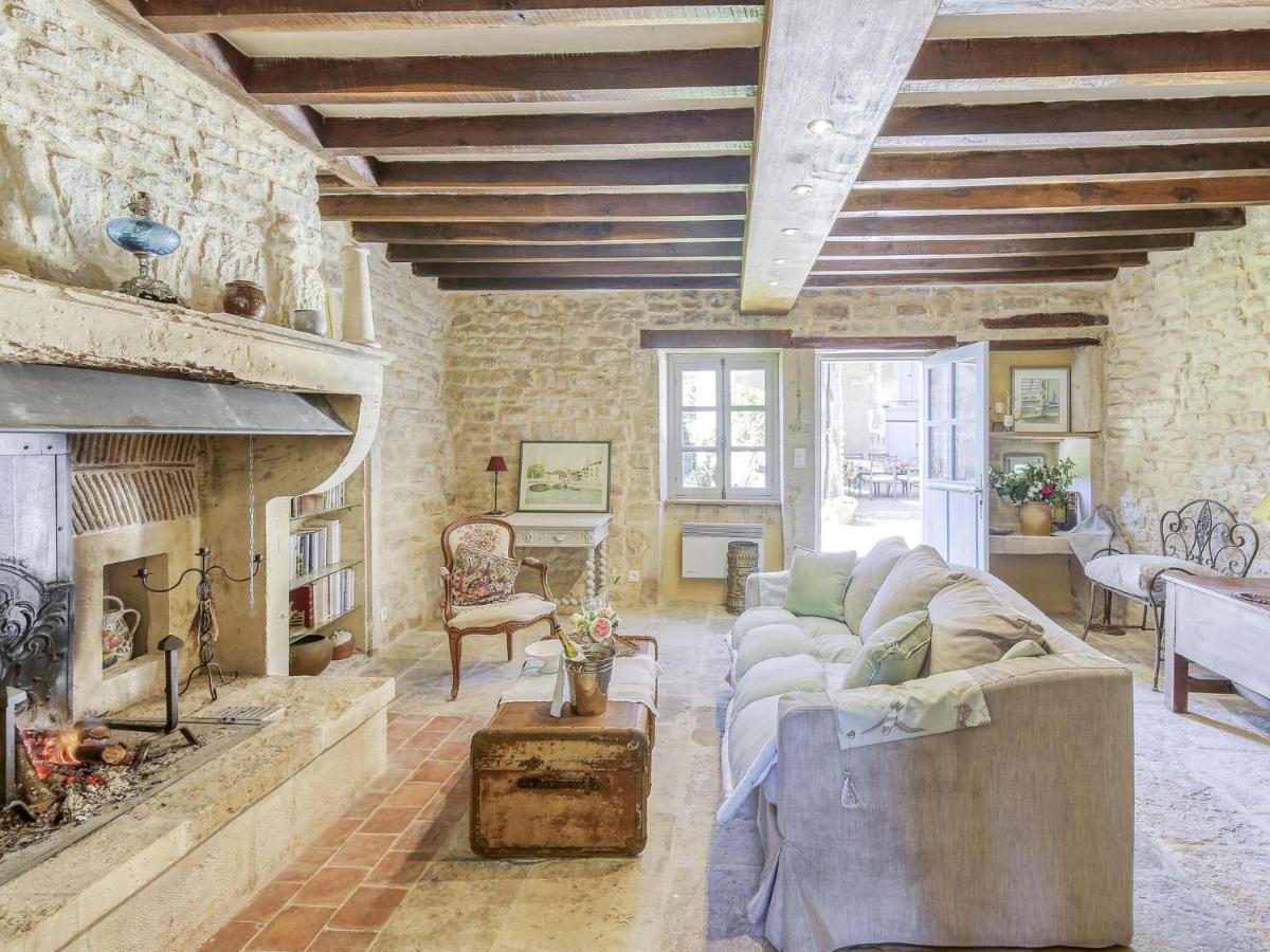 Villa Burgundian Farmhouse In Talon With Fireplace Exterior foto