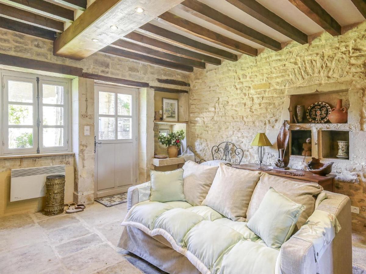 Villa Burgundian Farmhouse In Talon With Fireplace Exterior foto