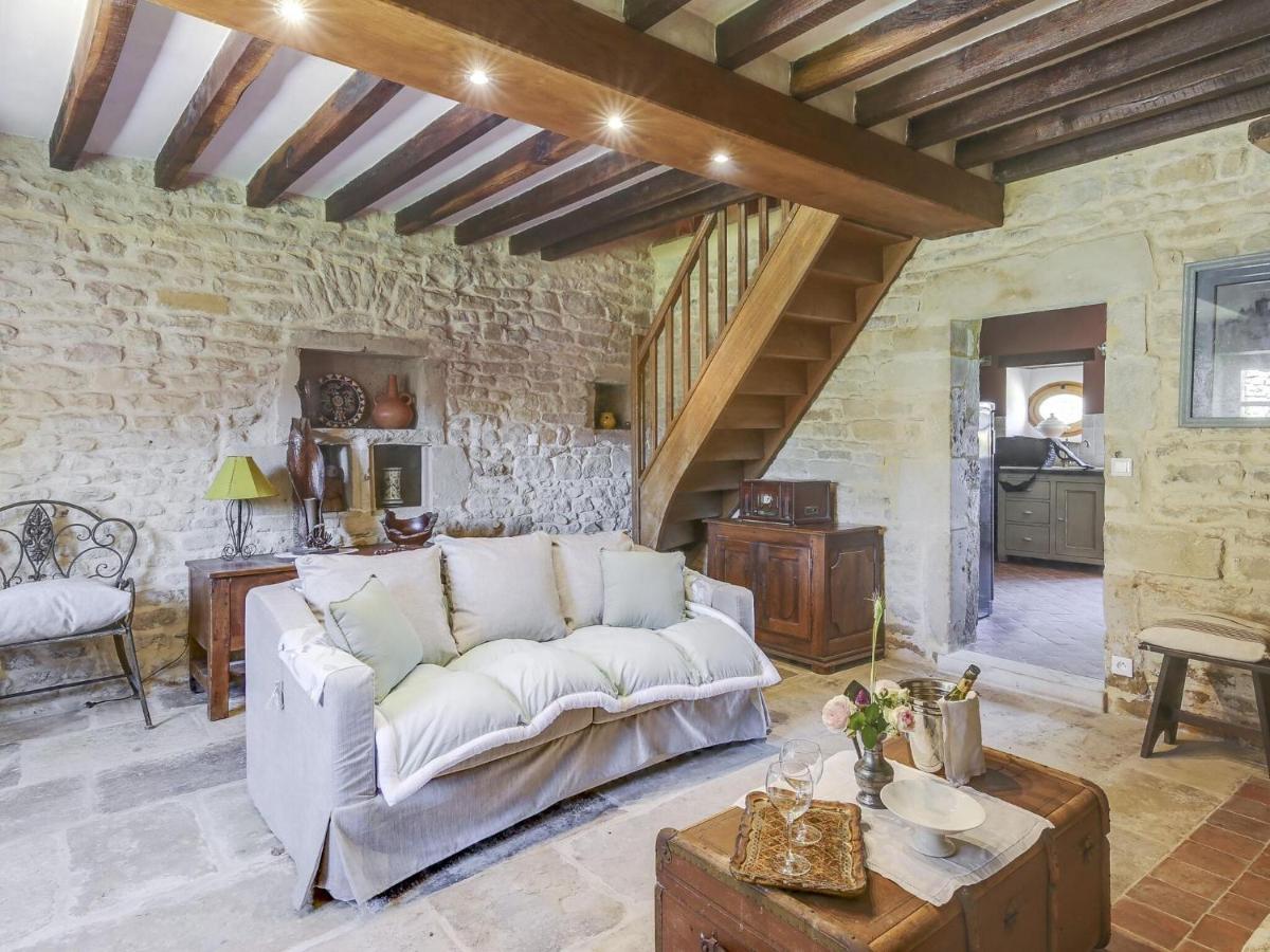 Villa Burgundian Farmhouse In Talon With Fireplace Exterior foto